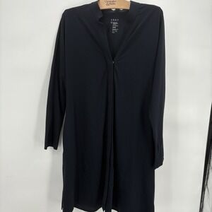 ADAY - Long Sleeve‎ Dress Jetset Model Dark Navy Blue Size Medium #31D